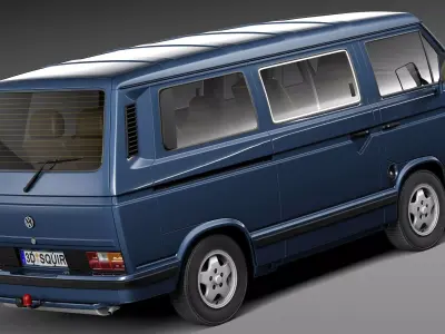 Volkswagen T3 Limited Last Edition 2002 3D model