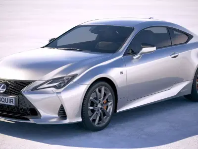 Lexus RC 2019 3D model purchase