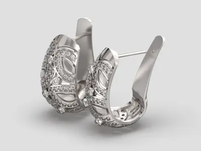 ER 182 earring 3D print model