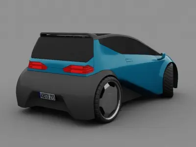 City car model 3D model