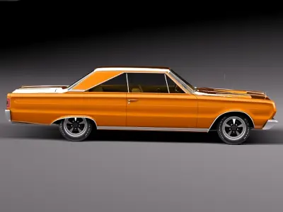 Plymouth GTX -1967 3D model