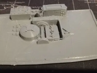 PIKO-Anker Wartburg 353W Engine Plate 3D print model