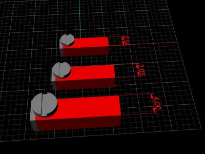 Simple box clasp 3D print model 3D print model