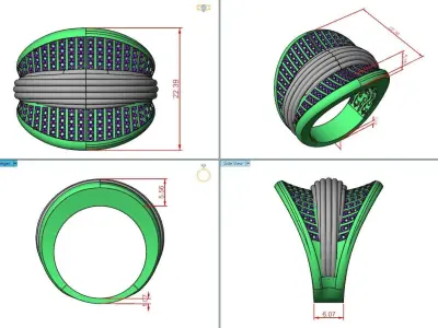 fusion ring 3D print model