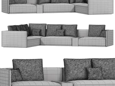  His Sofa 3D model