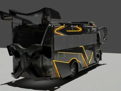 bus matatu 3D model