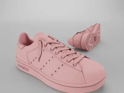 Sneakers adidas stan smith 3D model