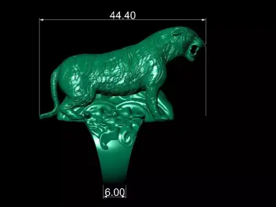 tiger ring 3D print model