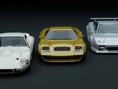 Brandless retro car pack