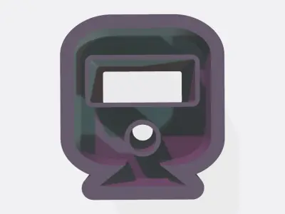 SET 10 KEYCHAINS 3D print models train car 3D print model