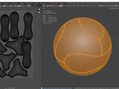 Ball - Soccer ball - 3D model