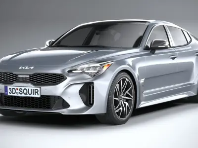 Kia Stinger GT-line 2022 3D model