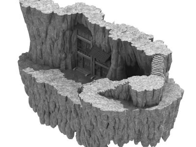 Game Mountain Architecture - House 63 3D model