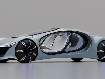Mercedes Benz Vision Avtr 3D model