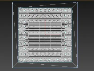 Islamic Ceiling 2 Design 3D model 3D model