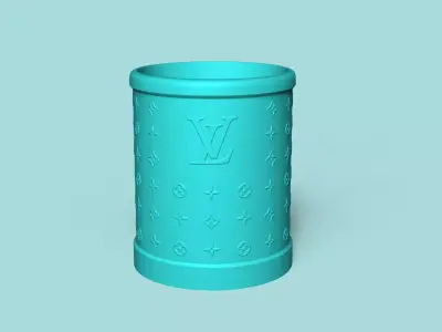 Vase 23 Louis Vuitton - Simple Plant Pot - Home Decor 3D print model