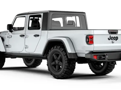 Jeep Gladiator Willys 2024 3D model