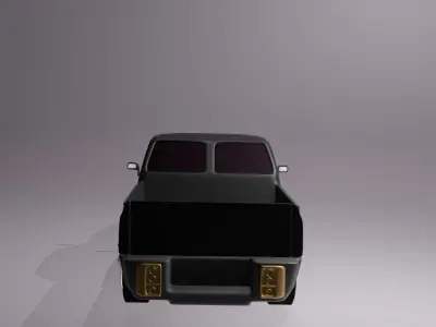 Low Poly Stylized Car Model Low-poly 3D model