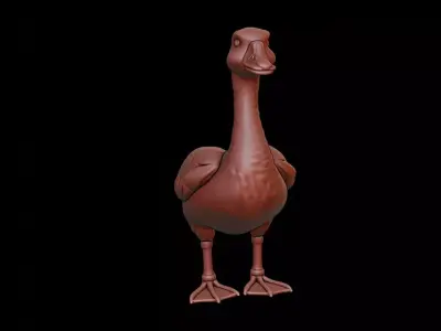 Goose Animal Sculpture 3D print model purchase