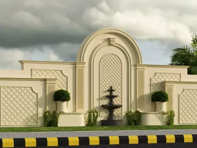 Classic Wall  3D model