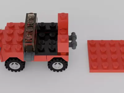 LEGO CREATOR Jeep 7803 3D model