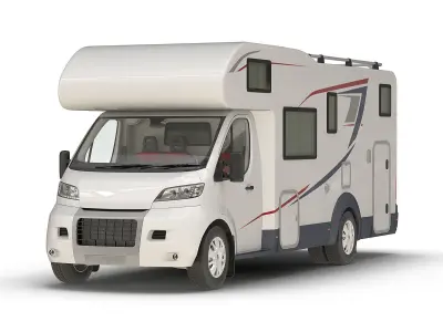 Motorhome Generic Simple Interior 3D model