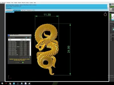 Luxury Chinese Dragon Pendant for Men  2570 3D print model