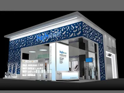 Exhibition - Area - 12X12-3DMAX2009-01 3D model
