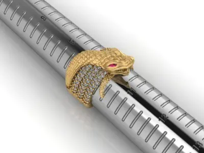 snake ring  3D print model