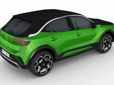 Opel Mokka E 2021 Low-poly 3D model