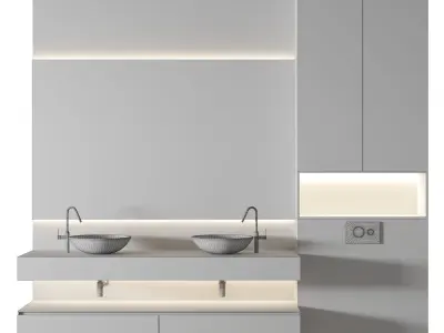 Luxury Bathroom 176 3D model