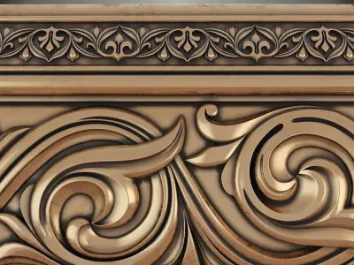 Arabian molding 3D model