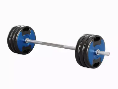 Techno Gym Barbell 06 3D model