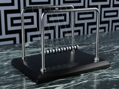 Energy cradle 3D model