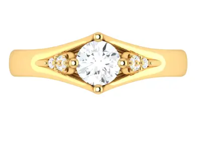 Eternal Promise Diamond Ring 3D print model