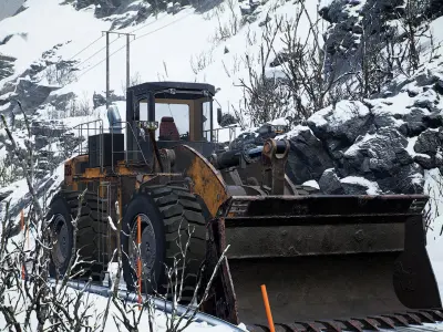 ZBL Big Loader v1 - Unreal Engine Project Low-poly 3D model