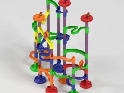 Ball circuit Lowpoly  Low-poly 3D model