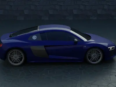 Audi R8 V10 Plus 3D model