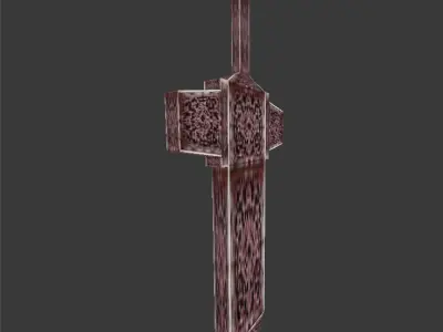 Skylia Sanctuary Cross Free low-poly 3D model