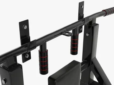 Pull-up bar universal 3D model