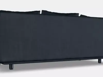 ALVDALEN 3-seater sofa bed 3D model