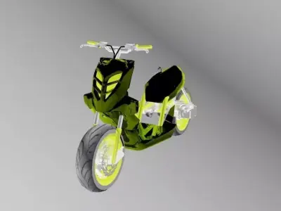 mbk stunt yamaha slider  3D print model