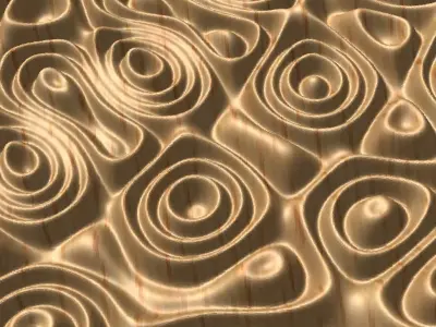 Basrelief abstract 3d model for CNC machning 3D print model