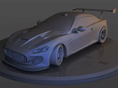 Maserati GT3 3D model