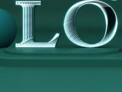 LOVE beauty Modern decorative Chen 3D model