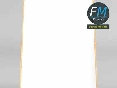 Table mirror 3D model purchase