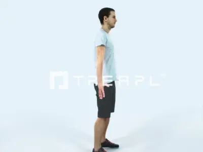 Jest 01D Animated Rigged Summer Casual Man Low-poly 3D model