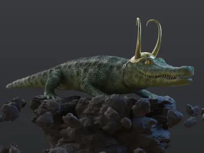 Alligator Loki 3D model