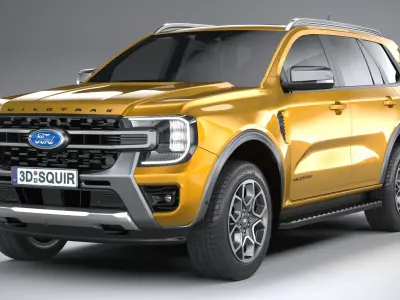 Everest Wildtrak 2023 3D model