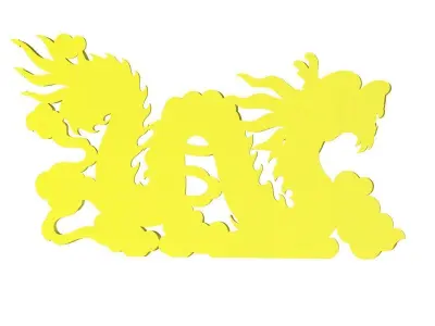 Luxury Chinese Dragon Relief Jewelry 3D Model  5057 3D print model